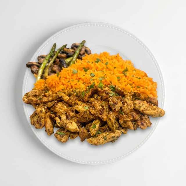 Chicken Shawarma Platter.