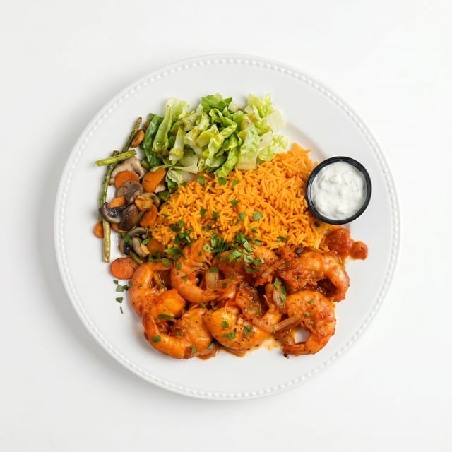 Grilled Shrimp Taouk.