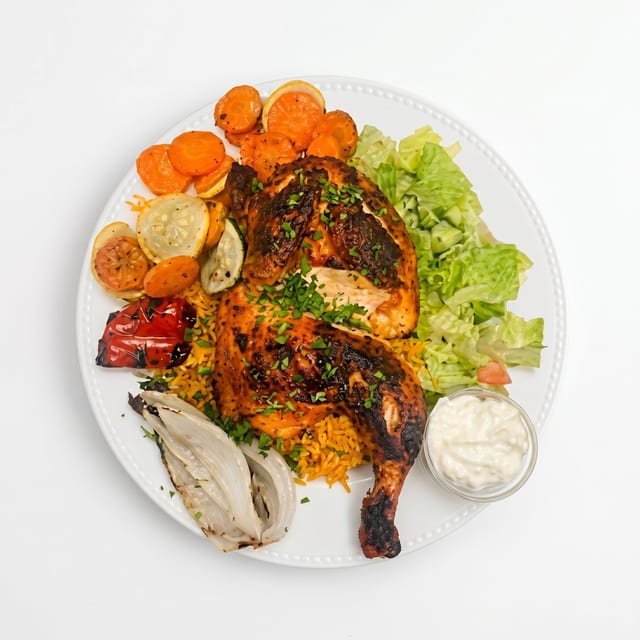 Grilled Half Chicken.